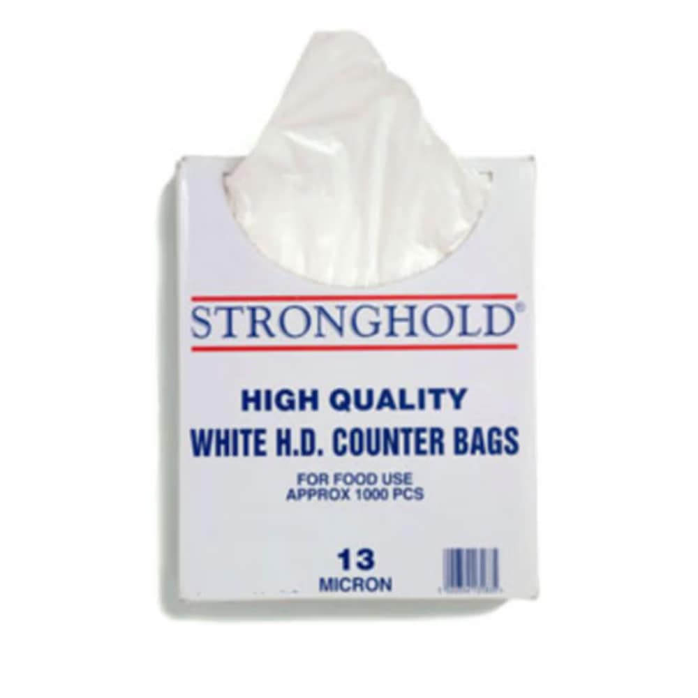 Premium Boxed White Hdpe Counter Bags