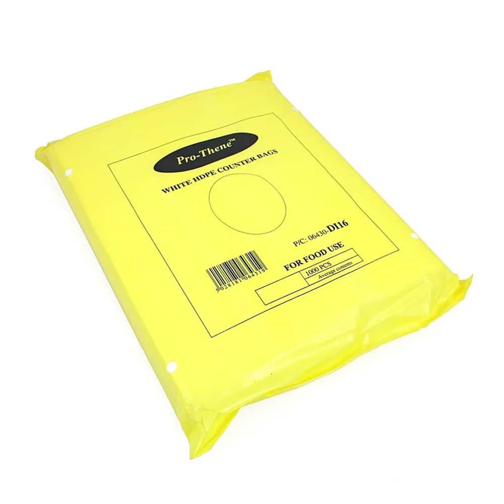 White Hdpe Counter Bags