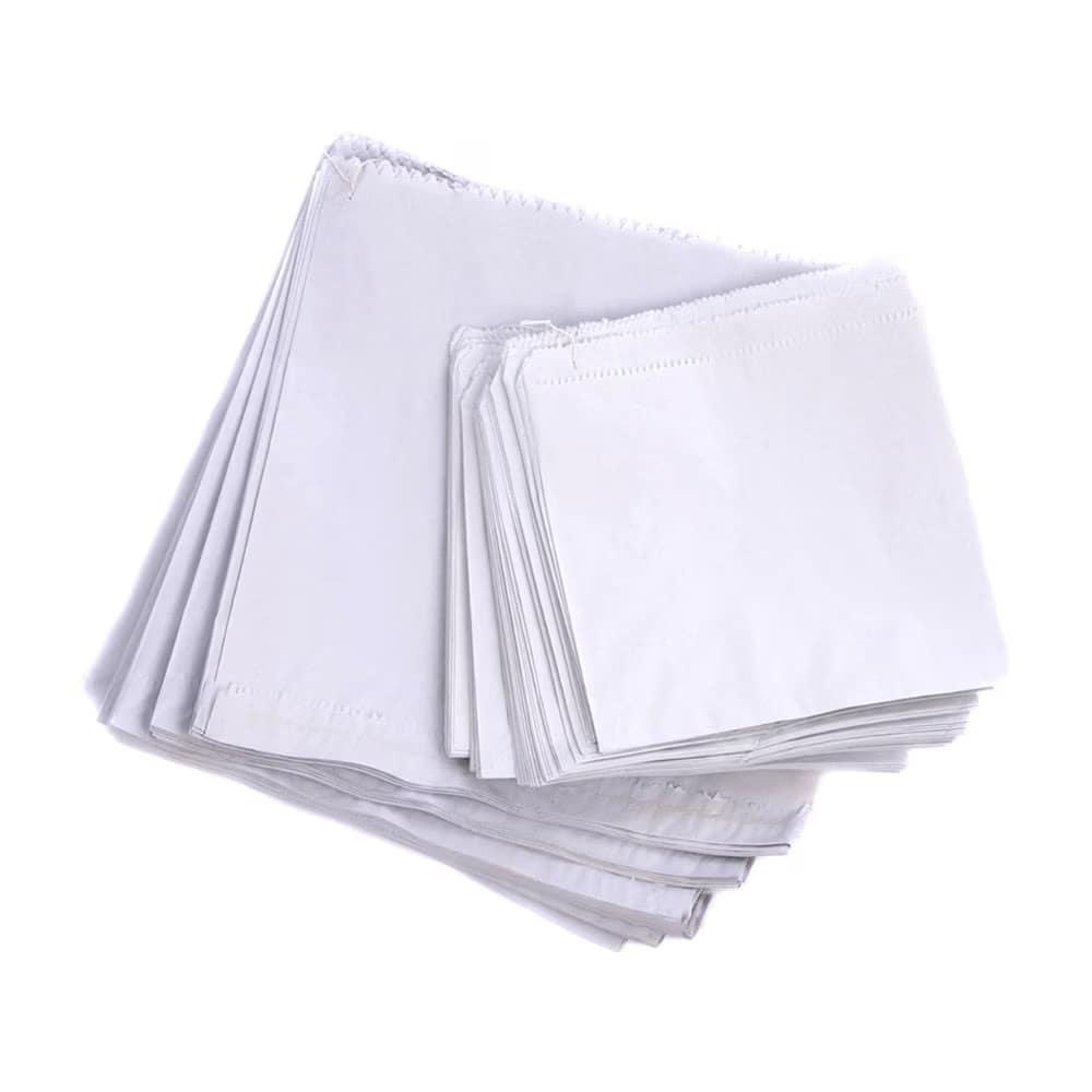 White Sulphite Paper Bag (strung)