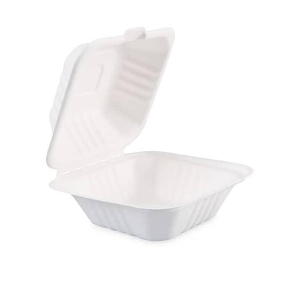 Compostable Baggase Trays & Meal Boxes